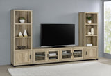 Sachin 3 - piece Entertainment Center With 79" TV Stand Antique Pine - 736283 - SET - image - 2