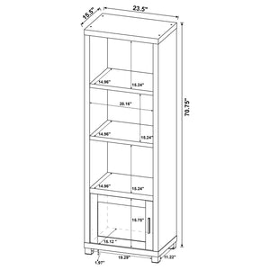 3 Pc Entertainment Center - Sachin 3-piece Entertainment Center With 79" TV Stand Dark Pine