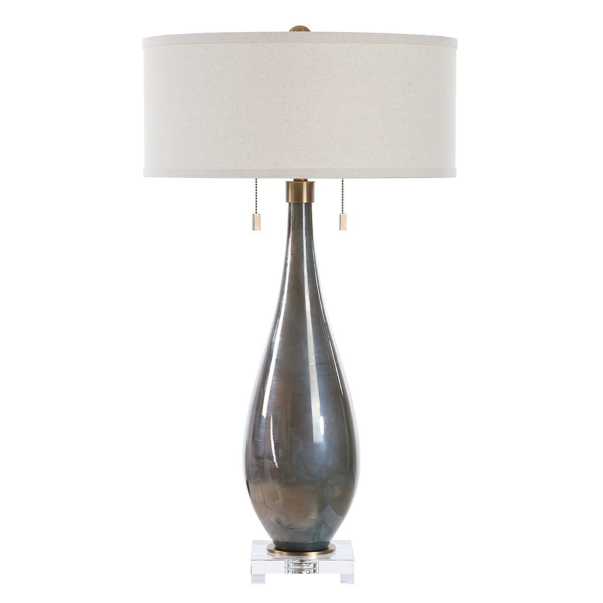 Cardoni Table Lamp Smoke - Dark Gray by Uttermost - View 4