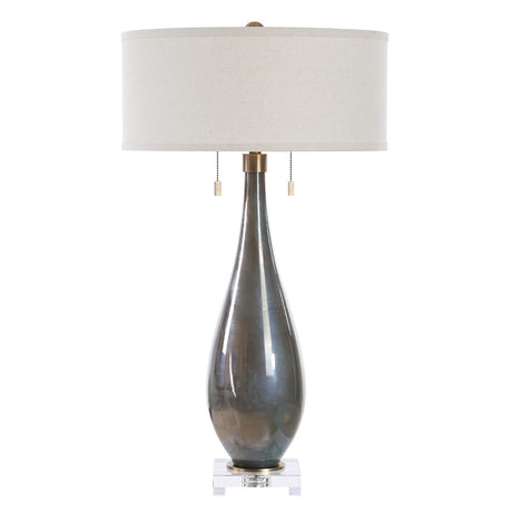 Cardoni Table Lamp Smoke - Dark Gray by Uttermost - View 4