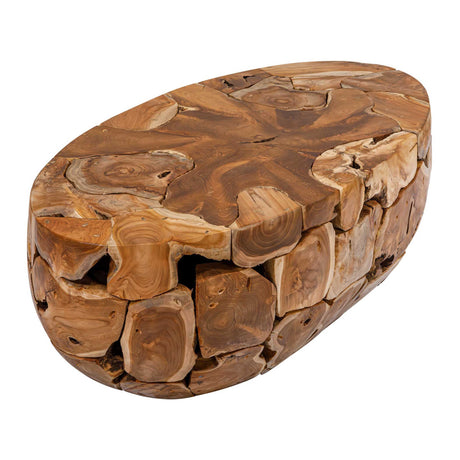 Gareis Teak Coffee Table Woodtone - Light Brown by Uttermost - View 5