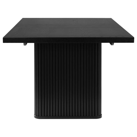 Houston Charcoal Grey and Black 7-piece Dining Set - sold by Home Elegance USA