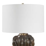 Jaudon Stacked Table Lamp Black / Bronze / Brown - Black / White by Uttermost - View 5