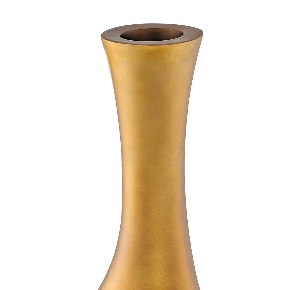 Trombone Vase Small // Matte Bronze  | Finesse - Home Elegance USA