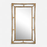 Felix Rectangle Mirror Brass - Bronze by Uttermost - View 2