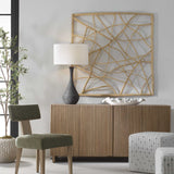Tangled Up Outdoor Teak Wall Decor Woodtone - Light Brown by Uttermost - View 2