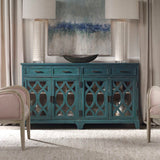 Oksana Wooden Credenza - Green by Uttermost - View 3