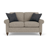 Moxy Fabric Loveseat With Rolled Arms | Flexsteel
