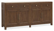 Driftwood Buffet Worn Saddle - Dark Brown by Hooker Furniture - View 1