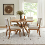Millwork Round Dining Table - Light Brown | Flexsteel