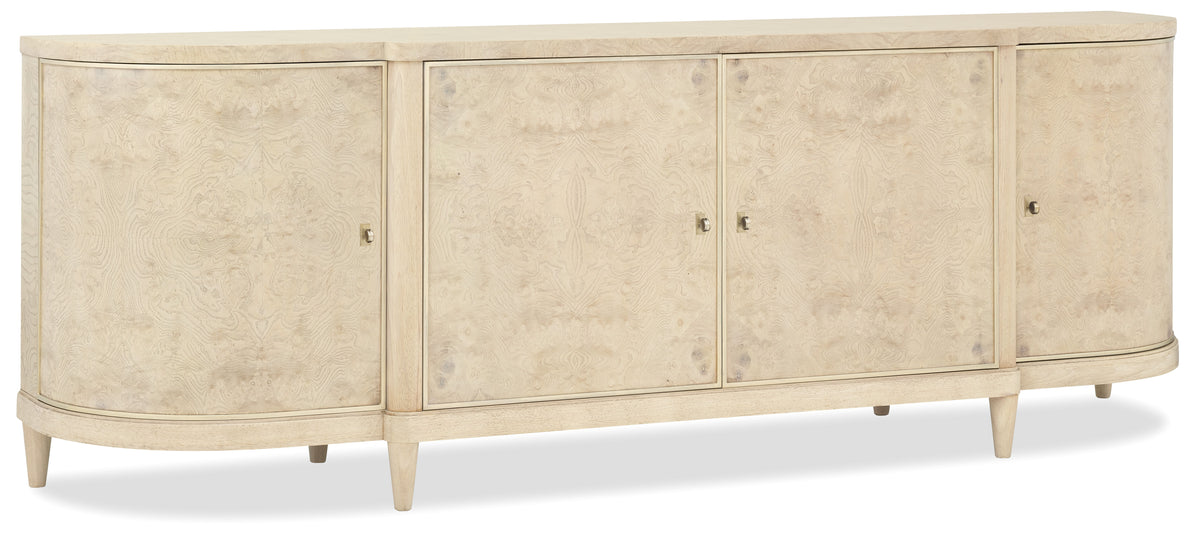Archives Entertainment Console Alabaster - Beige by Hooker Furniture - View 1