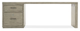 Linville Falls 84" Desk With One File - Gray by Hooker Furniture - View 5