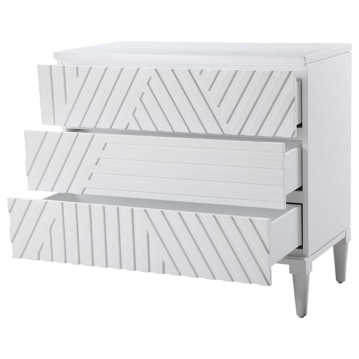 Colby Drawer Chest - White by Uttermost - View 5