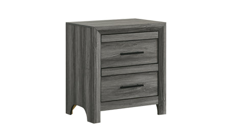Denver Modern Style 4 Pc King Bedroom Set Made with Wood in Gray (NJ INVENTORY) - sold by Home Elegance USA