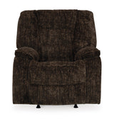 Ashley Chocolate Soundwave Rocker Recliner - Velvet | Home Elegance USA