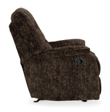 Ashley Chocolate Soundwave Rocker Recliner - Velvet | Home Elegance USA