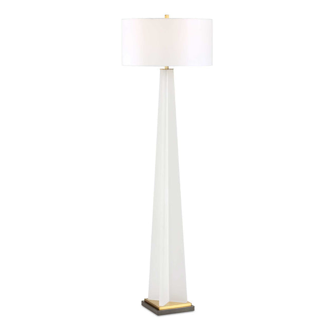 Rosin Floor Lamp - White by Uttermost - View 1