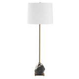 Rowland Panda Marble Buffet Lamp Black / Brass - Black / Gold by Uttermost - View 6