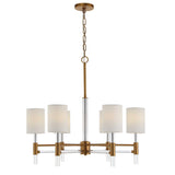 Welkin 6 Light Modern Chandelier - Gold by Uttermost - View 5