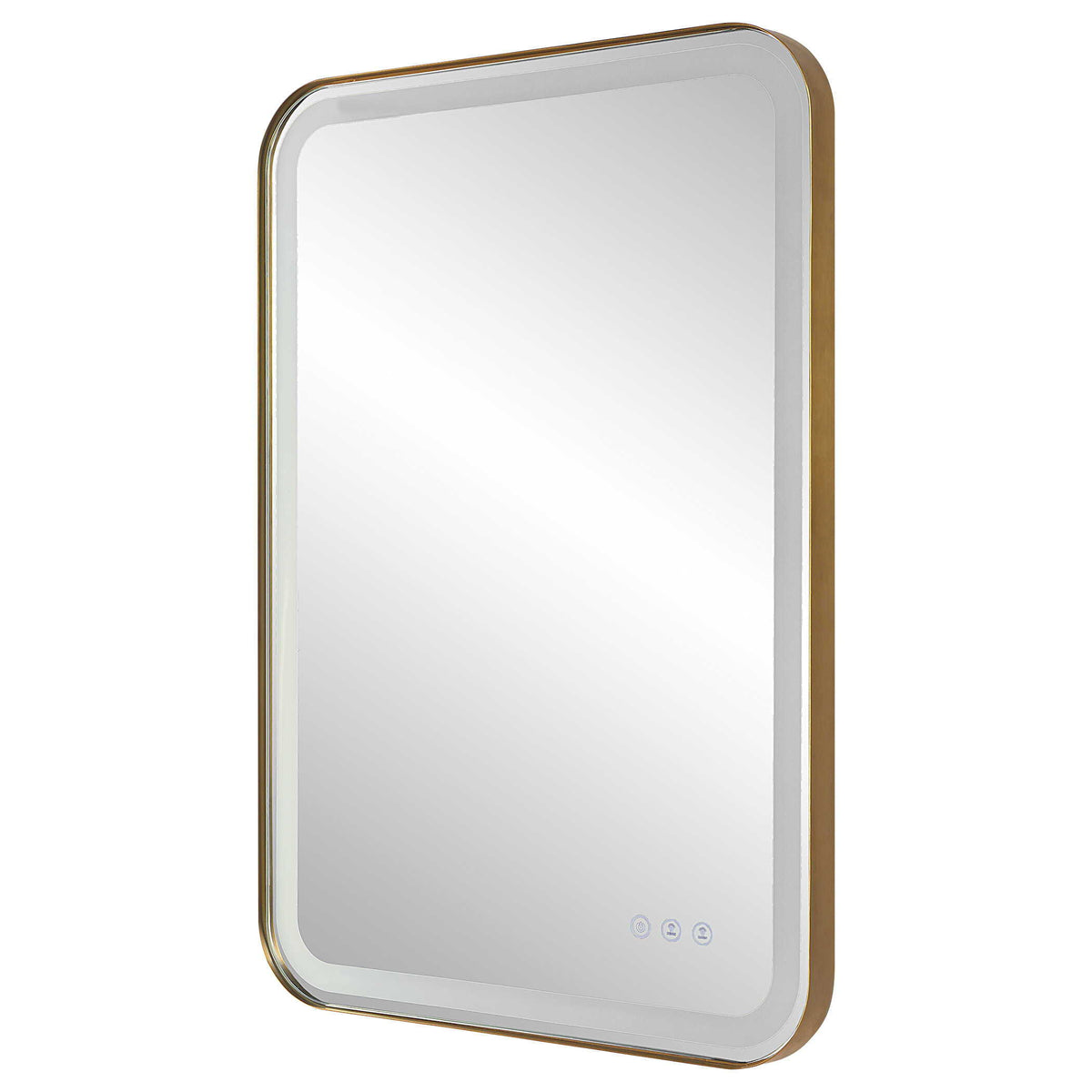 Crofton Vanity Mirror Gold & Silver - Gold / Silver by Uttermost - View 6