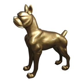 Large Gold Dog Sculpture - View Image 1