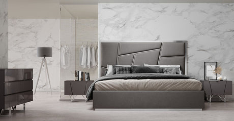 Chrysler Modern Grey Bedroom Set Queen & Eastern King – VIG Furniture - Home Elegance USA