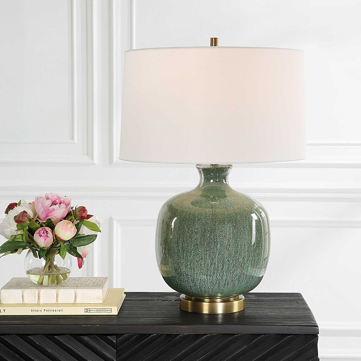 Nataly Table Lamp - Green by Uttermost - View 2