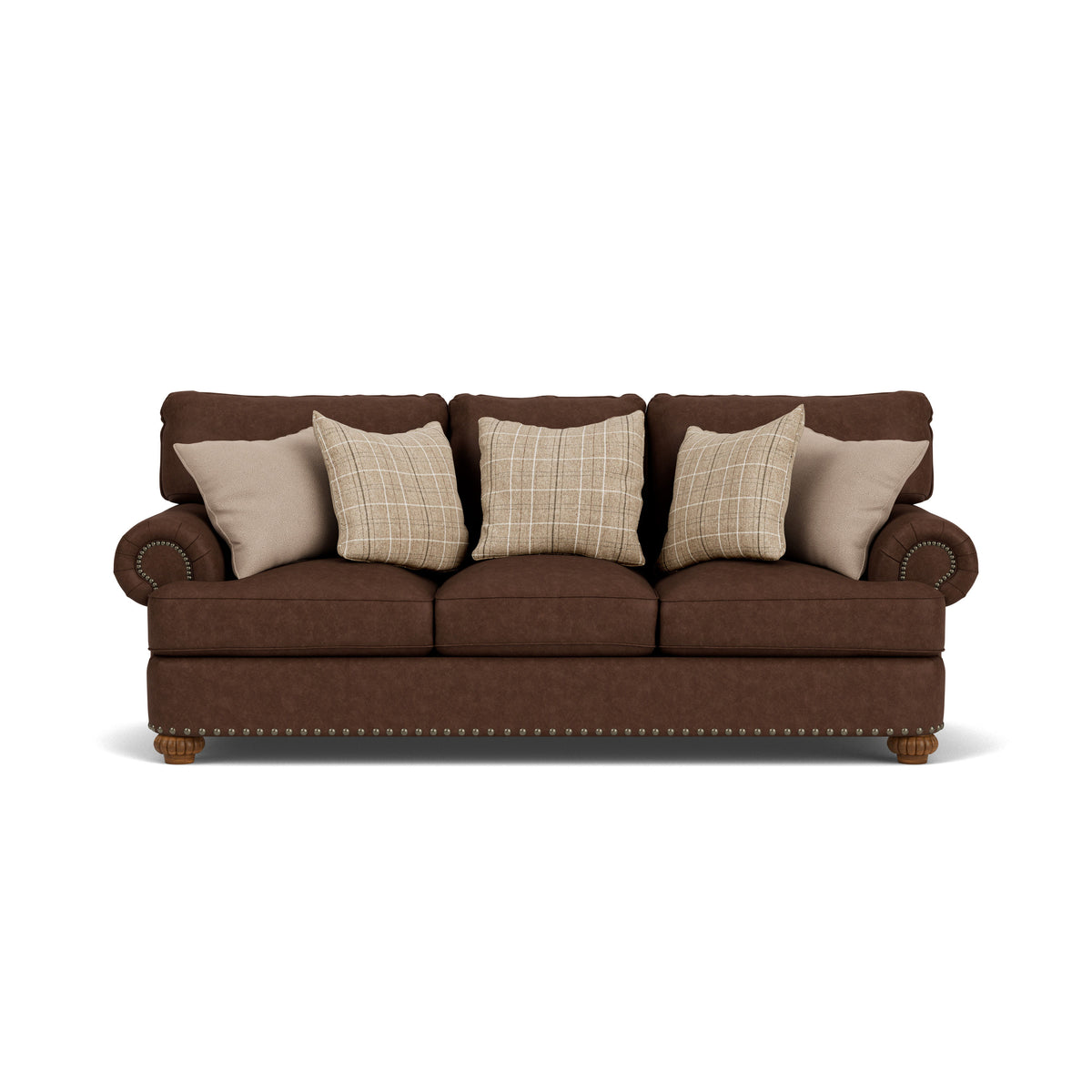Patterson Fabric Sofa, Nailhead Trim | Flexsteel