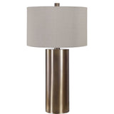 Taria Table Lamp Brushed Brass - Light Brown / Beige by Uttermost - View 3