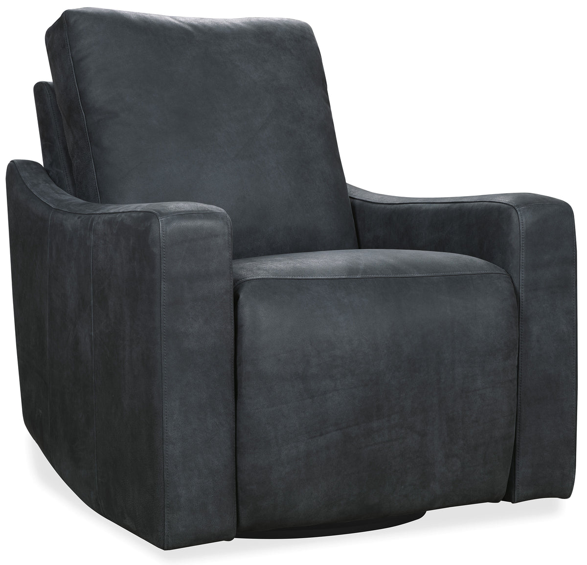 Lewis Power Swivel Recliner - Black by Hooker Furniture - View 1