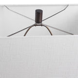 Darbie Iron Table Lamp - Black / White by Uttermost - View 6