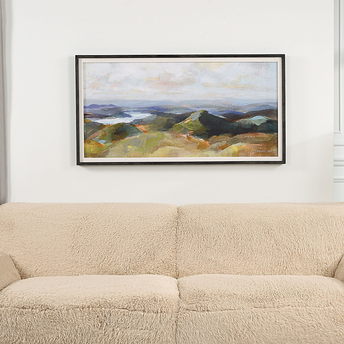 Above The Lakes Framed Landscape Print - Gray by Uttermost - View 2
