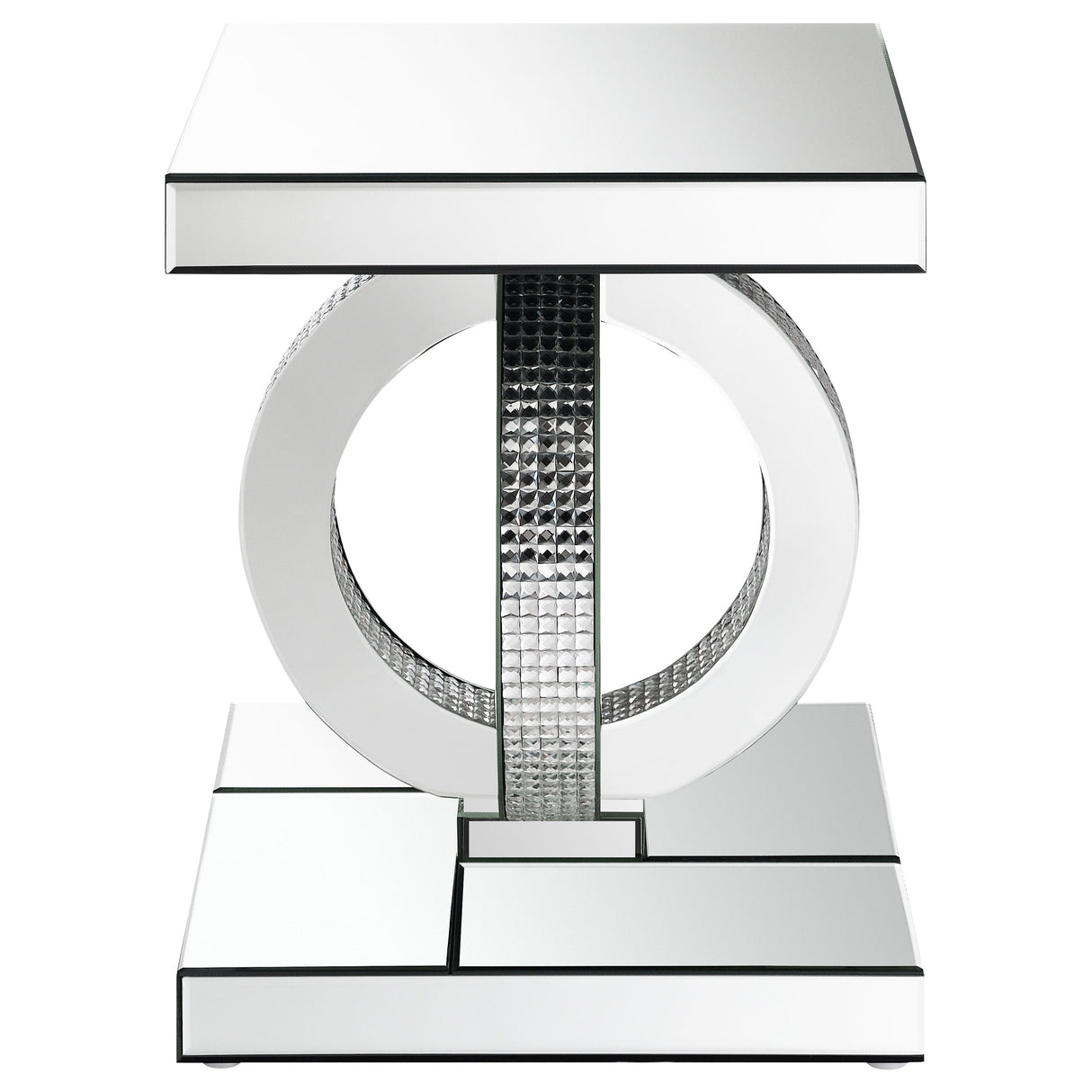 End Table - Breena Square End Table Mirror