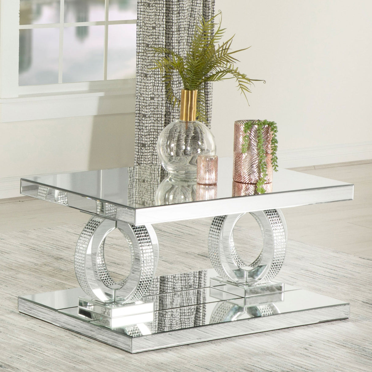 Breena Rectangular Coffee Table Mirror | Coaster | Home Elegance USA