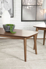 3 Pc Coffee Table Set - Radley 3 - piece Occasional Set Natural Walnut | Coaster | Home Elegance USA