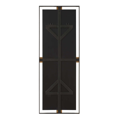 Cornerstone Oversized Mirror - Black by Uttermost - View 6