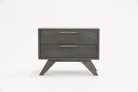 Eastern King Soria Modern Grey Wash Bedroom Set