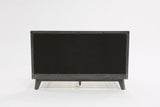Eastern King Soria Modern Grey Wash Bedroom Set