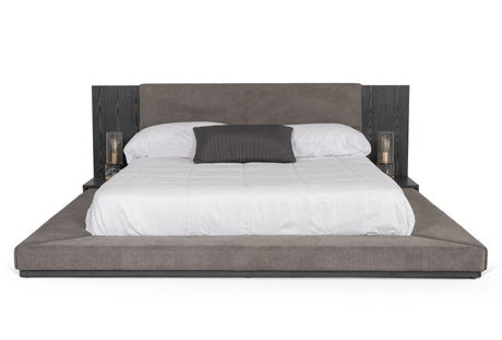 Jagger California King Modern Grey Bed - View Image 1