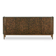 Melbourne Mappa Burl 4 Door Cabinet Woodtone - Dark Brown by Uttermost - View 1