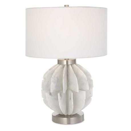Repetition Marble Table Lamp - White by Uttermost - View 1