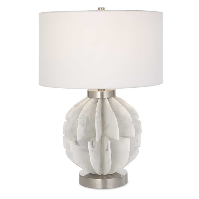Repetition Marble Table Lamp - White by Uttermost - View 1