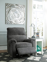 Ashley Charcoal McTeer Power Recliner - Microfiber | Home Elegance USA