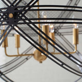 Spherical 5 Light Pendant - Bronze / Black by Uttermost - View 11