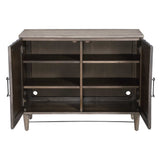 Shield Oak 2 Door Cabinet - Dark Gray by Uttermost - View 5