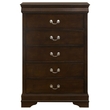 Bruno Cappuccino 5-piece Queen Bedroom Set - sold by Home Elegance USA