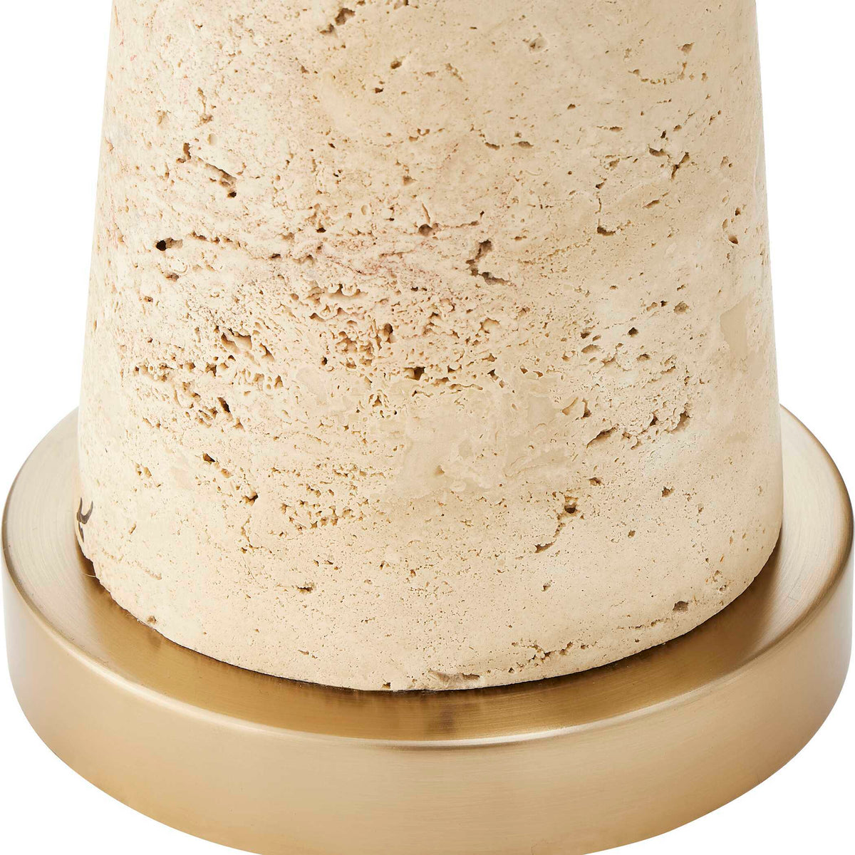 Perkins Travertine Table Lamp - Light Brown by Uttermost - View 6