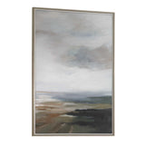 Lowlands Framed Landscape Print Black / Blue / Brown / Orange / White / Yellow - Blue / Dark Brown by Uttermost - View 4