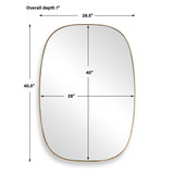 Nidia Mirror - Gold by Uttermost - View 7