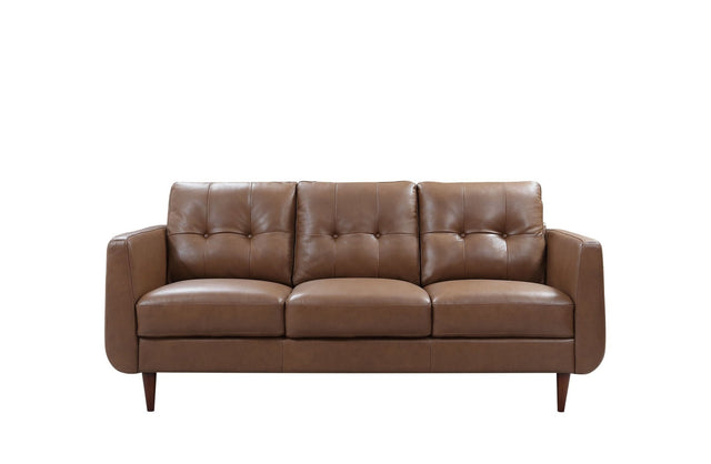 Divani Casa Lyman - Modern Brown Sofa - VGEV6412A - S - Home Elegance USA - 1